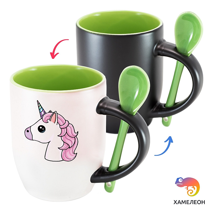Кружка хамелеон Единорог - # 1 Кружка хамелеон Единорог #1