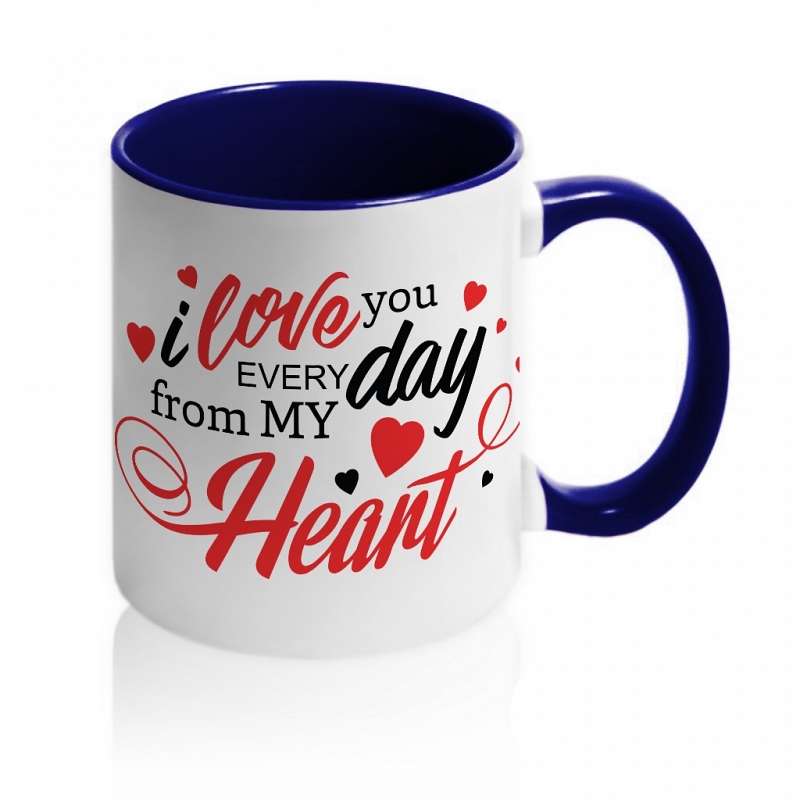 Кружка I Love You every day from my Heart - # 5 Кружка I Love You every day from my Heart #5
