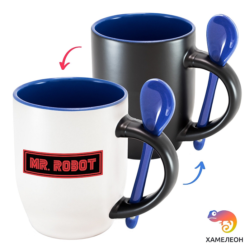 Кружка хамелеон Mr. Robot - # 3 Кружка хамелеон Mr. Robot #3