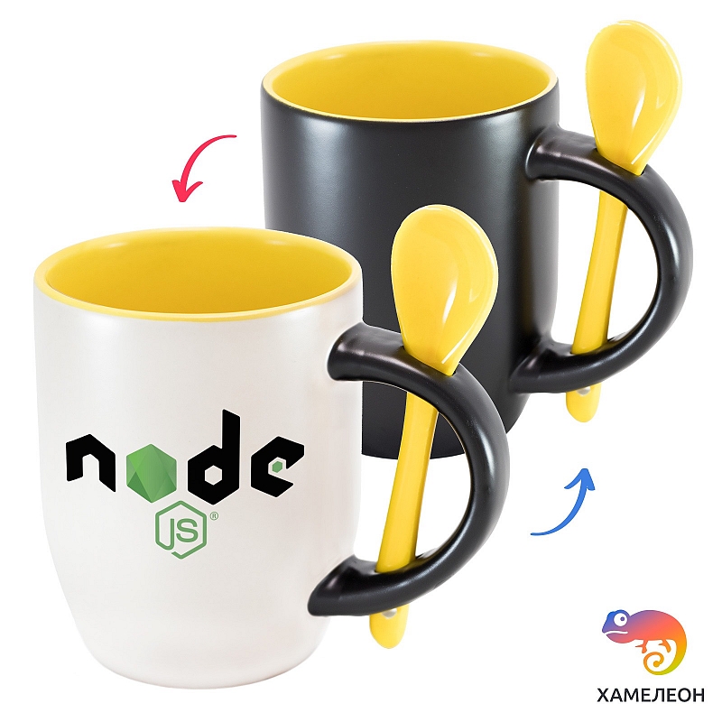 Кружка хамелеон NodeJS - # 3 Кружка хамелеон NodeJS #3