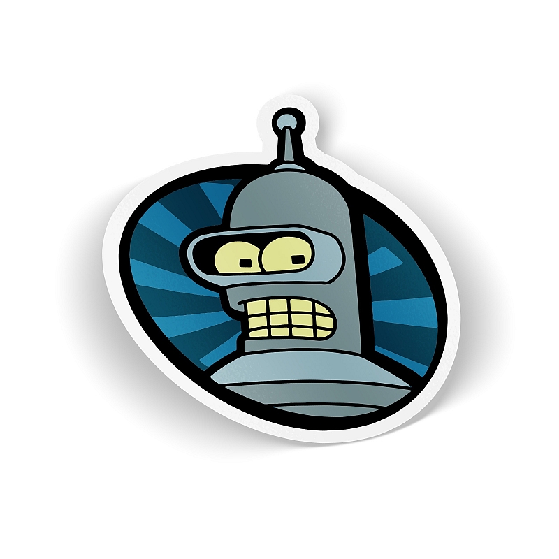 Стикер Бендер Сгибальщик - # 1 Стикер Бендер Сгибальщик #1