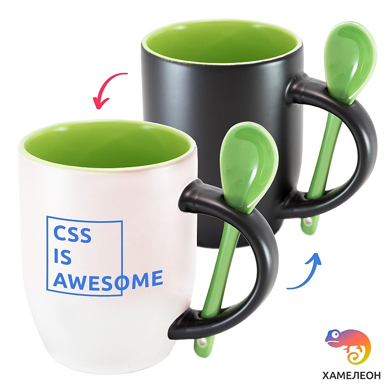 Кружка хамелеон CSS is Awesome - # 4 Кружка хамелеон CSS is Awesome #4