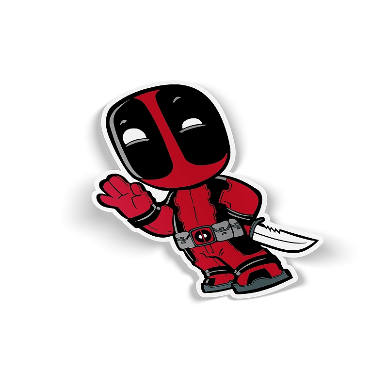 Стикер Deadpool - Hello - # 1 Стикер Deadpool - Hello #1