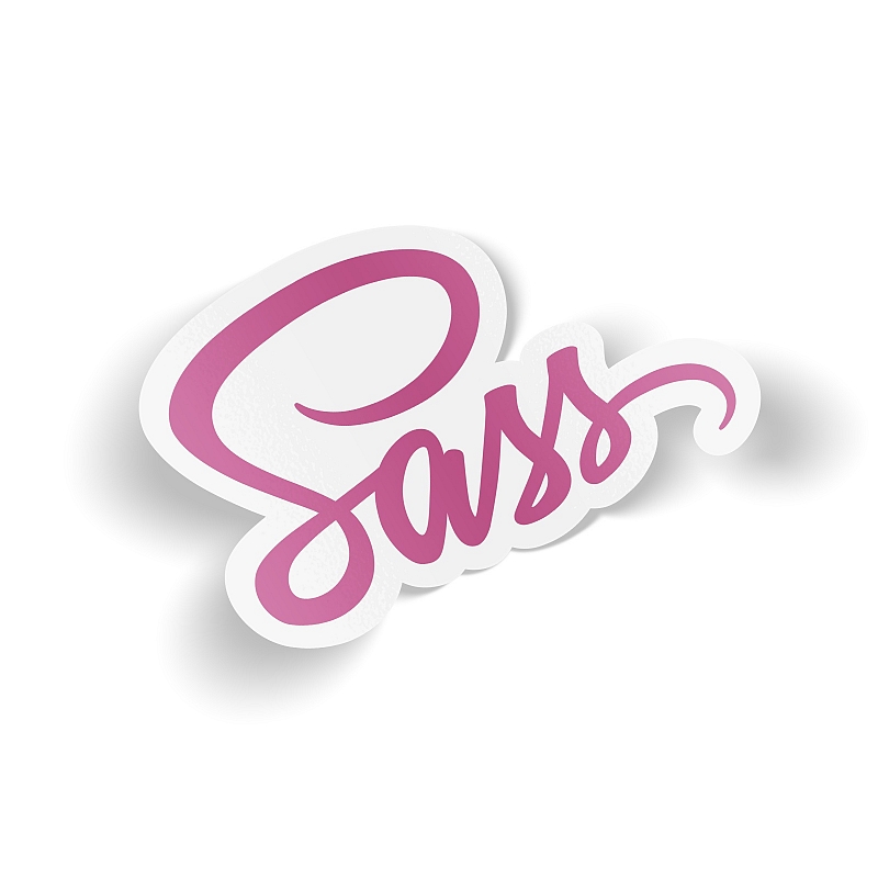 Стикер Sass - # 1 Стикер Sass #1