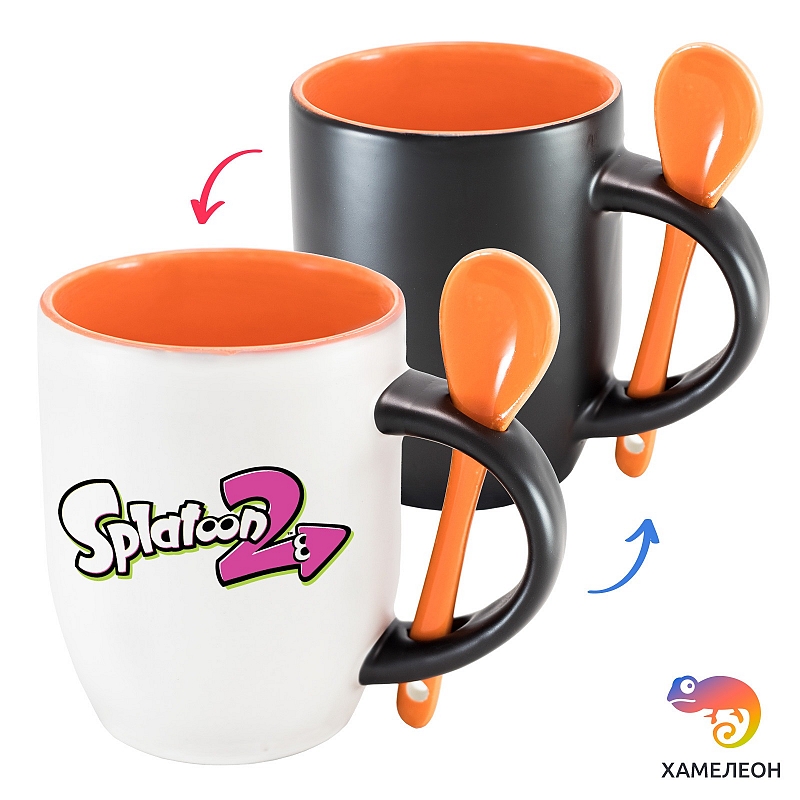 Кружка хамелеон Splatoon 2 - # 4 Кружка хамелеон Splatoon 2 #4