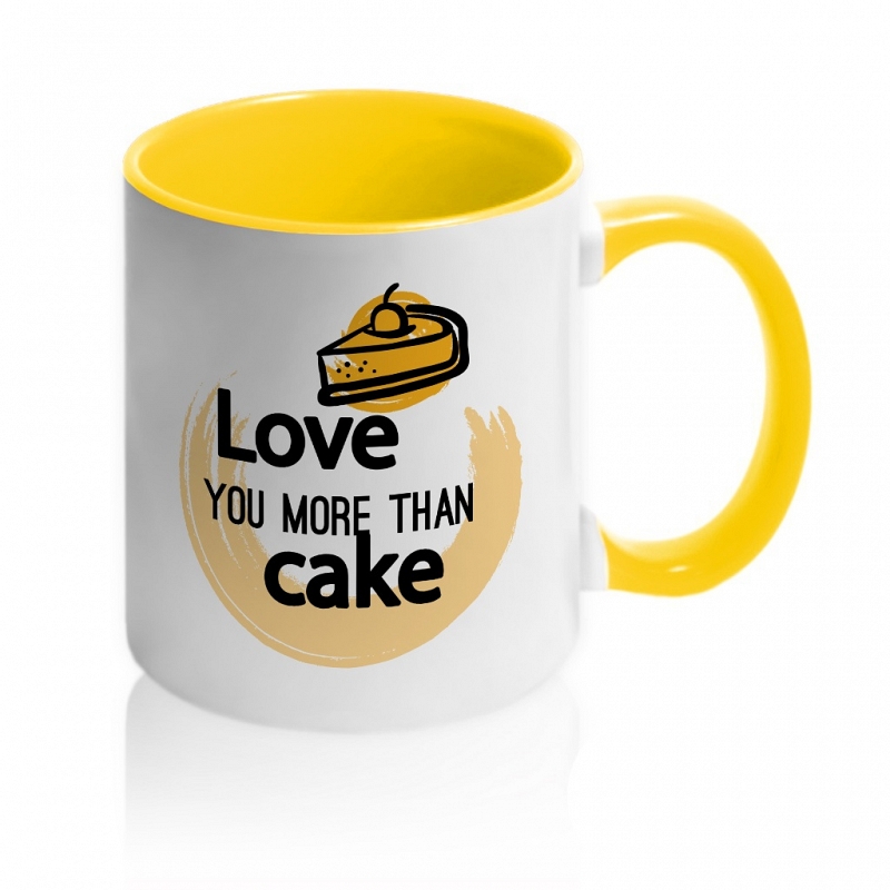 Кружка Love you more than Cake - # 1 Кружка Love you more than Cake #1