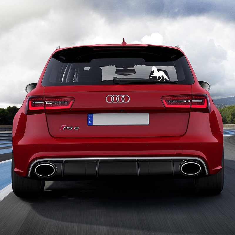 Наклейка силуэт лошади - # 2 Наклейка силуэт лошади #2