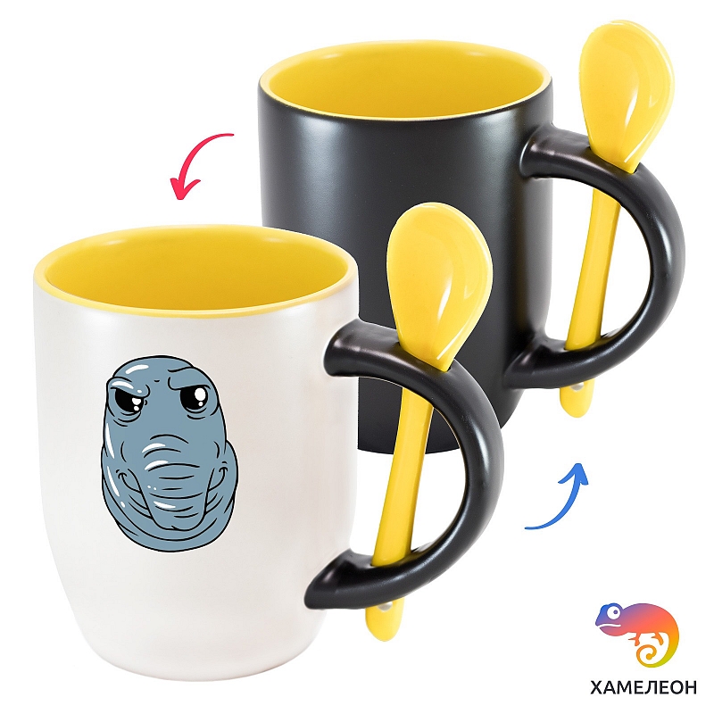 Кружка хамелеон Ждун - # 3 Кружка хамелеон Ждун #3