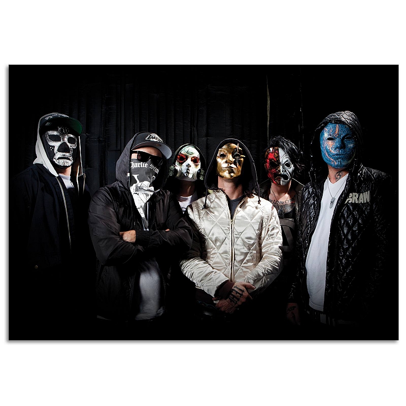 Постер Hollywood Undead (black) - # 1 Постер Hollywood Undead (black) #1