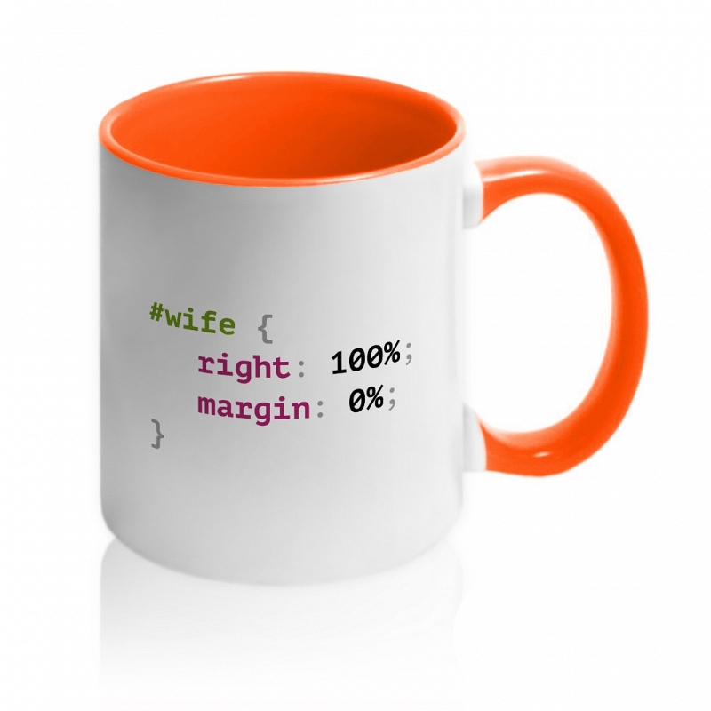 Кружка программиста. Жена всегда права - # 2 Кружка программиста. Жена всегда права #2