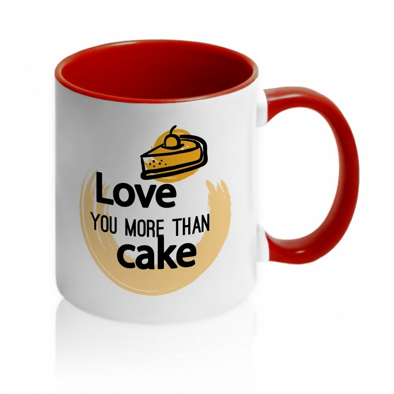 Кружка Love you more than Cake - # 3 Кружка Love you more than Cake #3