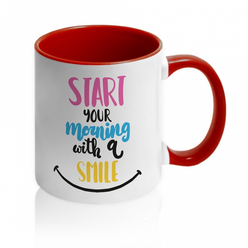 Кружка Start your morning with a smile - # 2 Кружка Start your morning with a smile #2