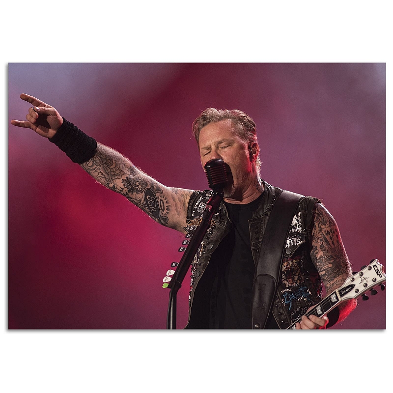 Постер Metallica: Джеймс Хетфилд - # 1 Постер Metallica: Джеймс Хетфилд #1