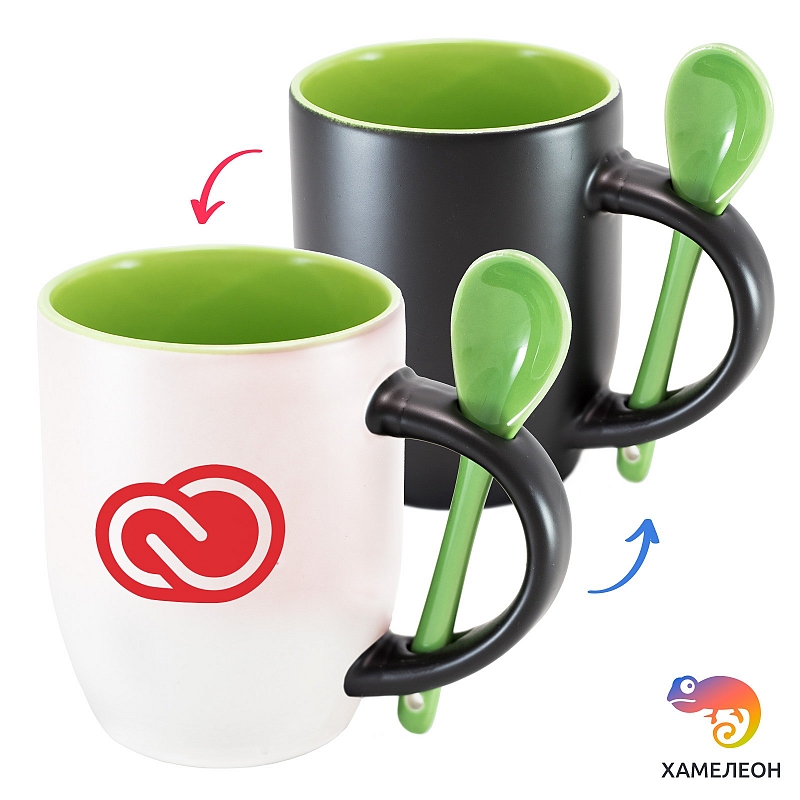 Кружка хамелеон Adobe Cloud - # 2 Кружка хамелеон Adobe Cloud #2