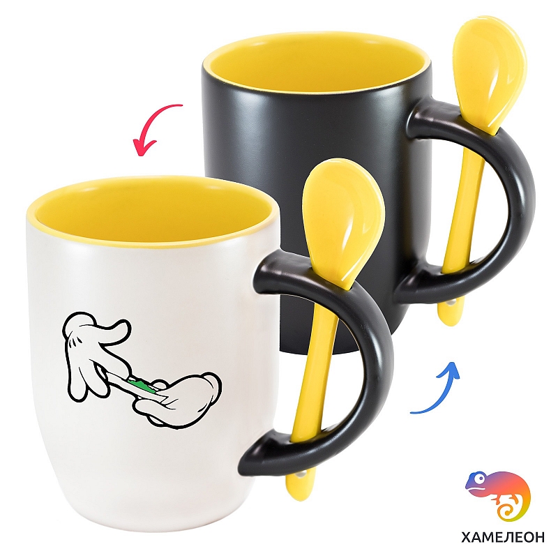 Кружка хамелеон Косячок - # 3 Кружка хамелеон Косячок #3