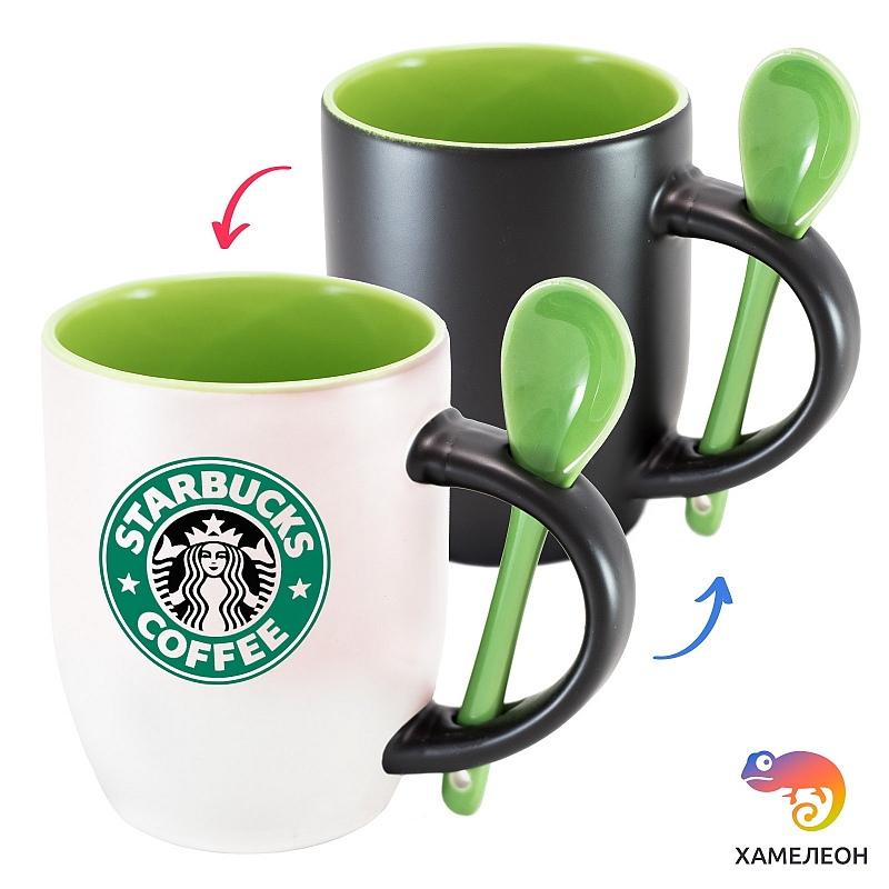 Кружка хамелеон Starbucks Coffee - # 1 Кружка хамелеон Starbucks Coffee #1