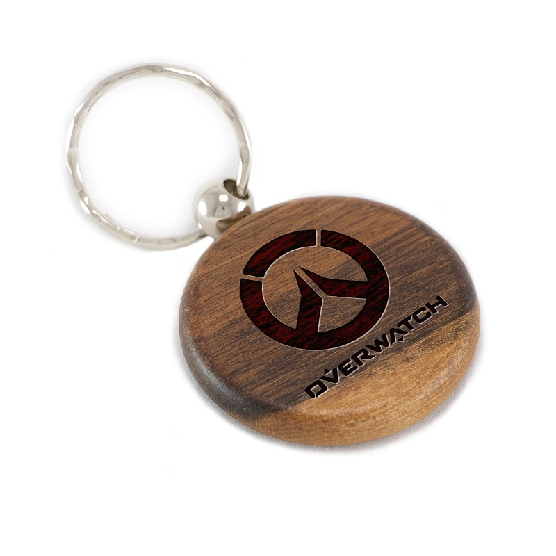 Брелок Overwatch из дерева #2