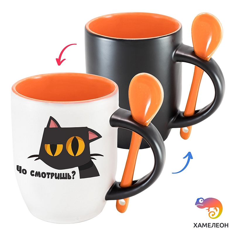 Кружка хамелеон «Че пялишся?» - # 2 Кружка хамелеон «Че пялишся?» #2