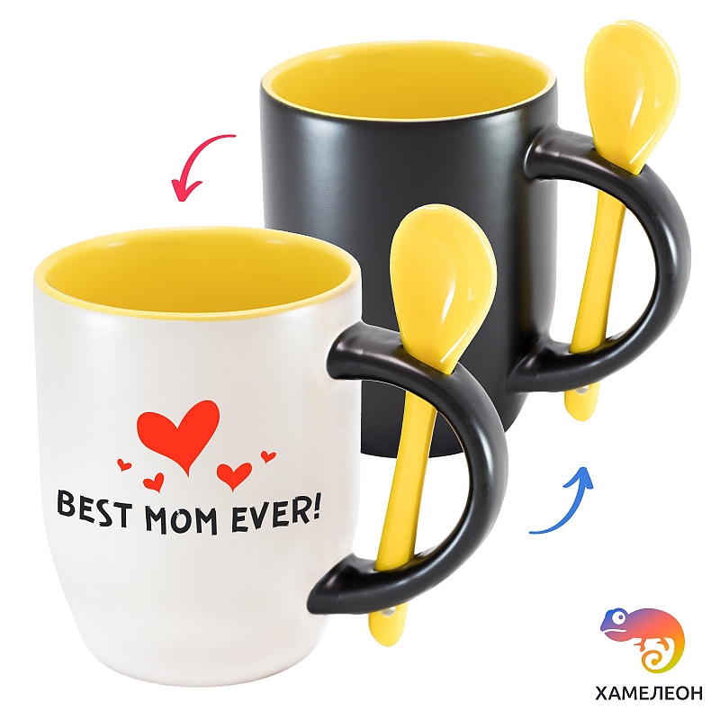 Кружка хамелеон Best Mom Ever - # 2 Кружка хамелеон Best Mom Ever #2