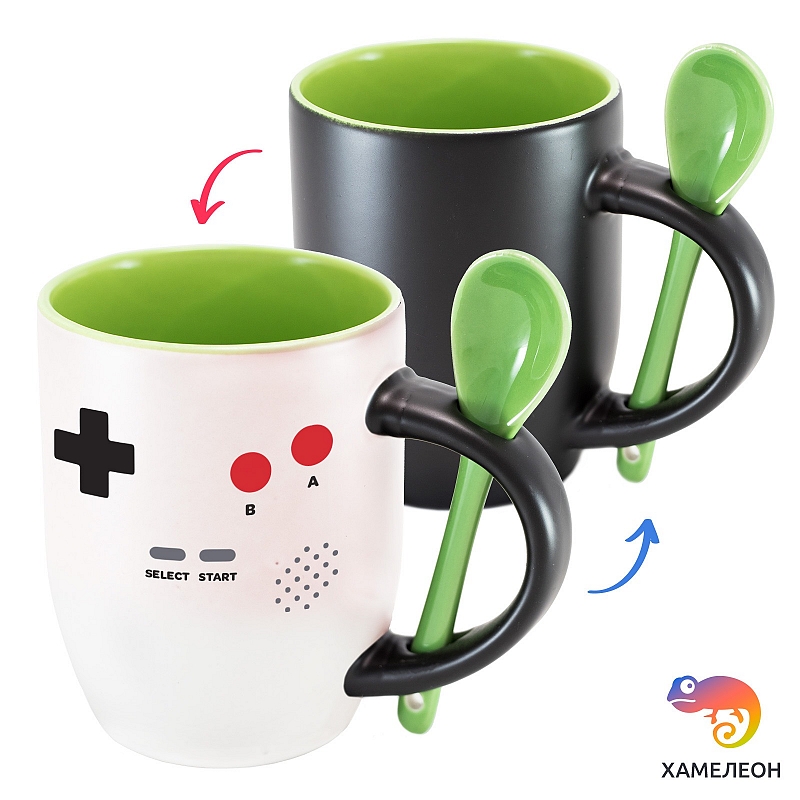 Кружка хамелеон Gameboy - # 4 Кружка хамелеон Gameboy #4