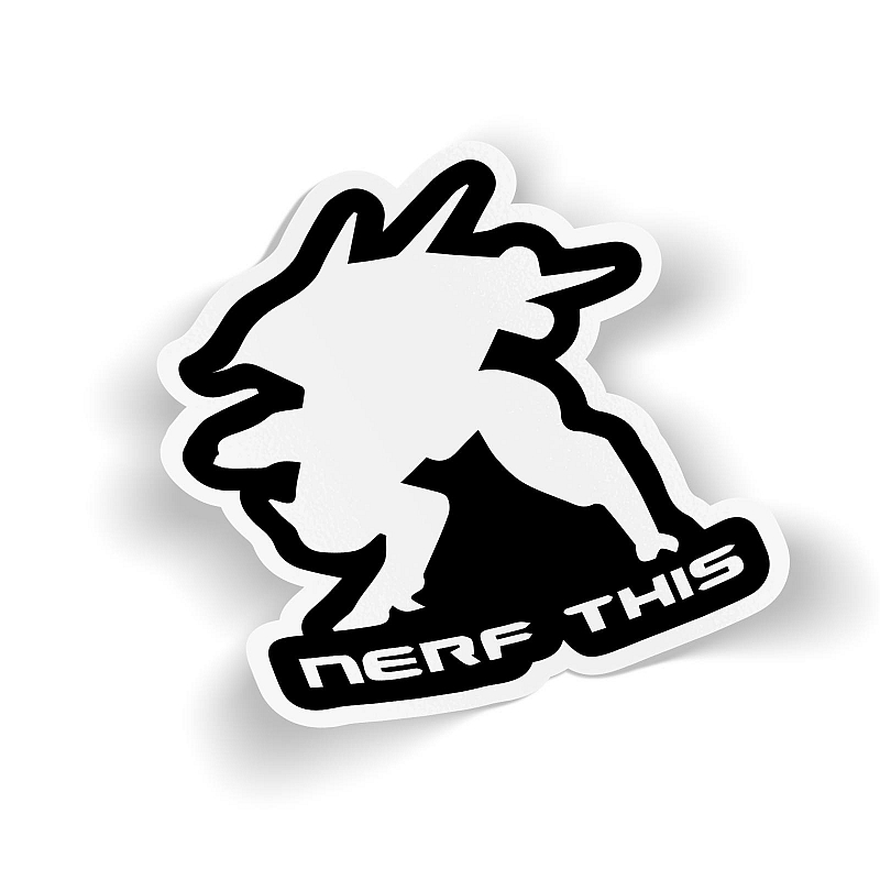 Стикер Nerf This (Game Edition) - # 1 Стикер Nerf This (Game Edition) #1