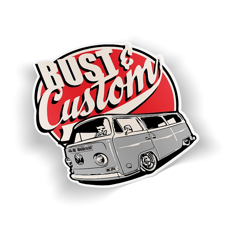 Стикер Rust & Custom #1
