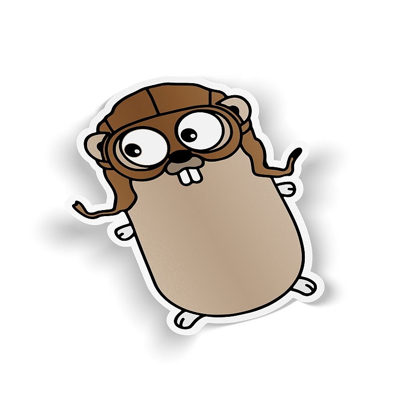 Стикер GoLang Aviator - # 1 Стикер GoLang Aviator #1