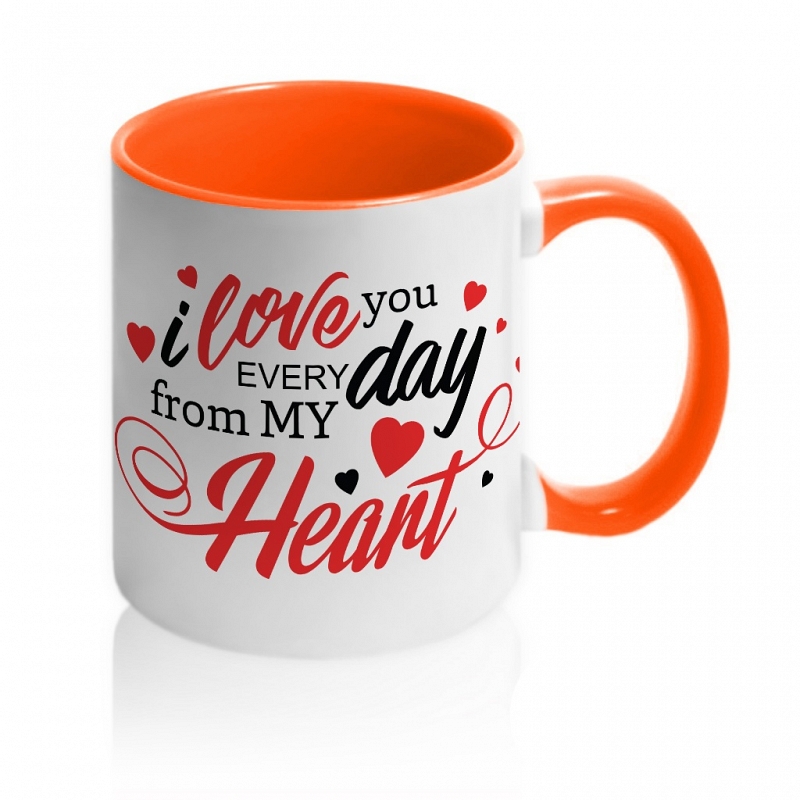 Кружка I Love You every day from my Heart - # 2 Кружка I Love You every day from my Heart #2