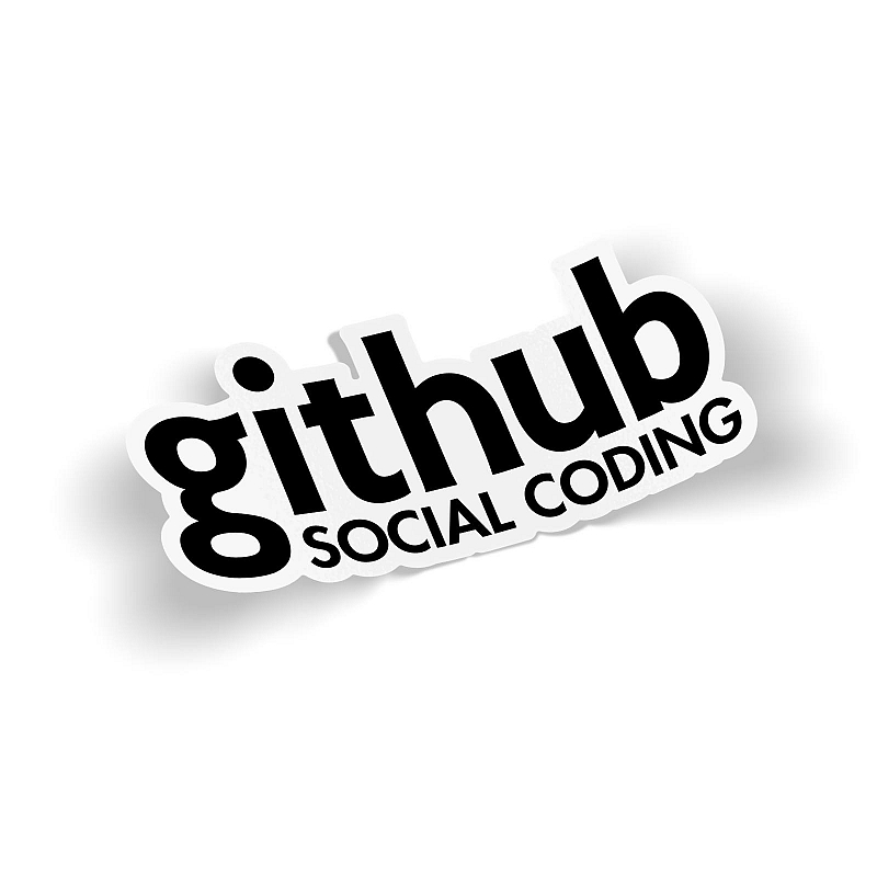 Стикер GitHub Social Coding - # 1 Стикер GitHub Social Coding #1