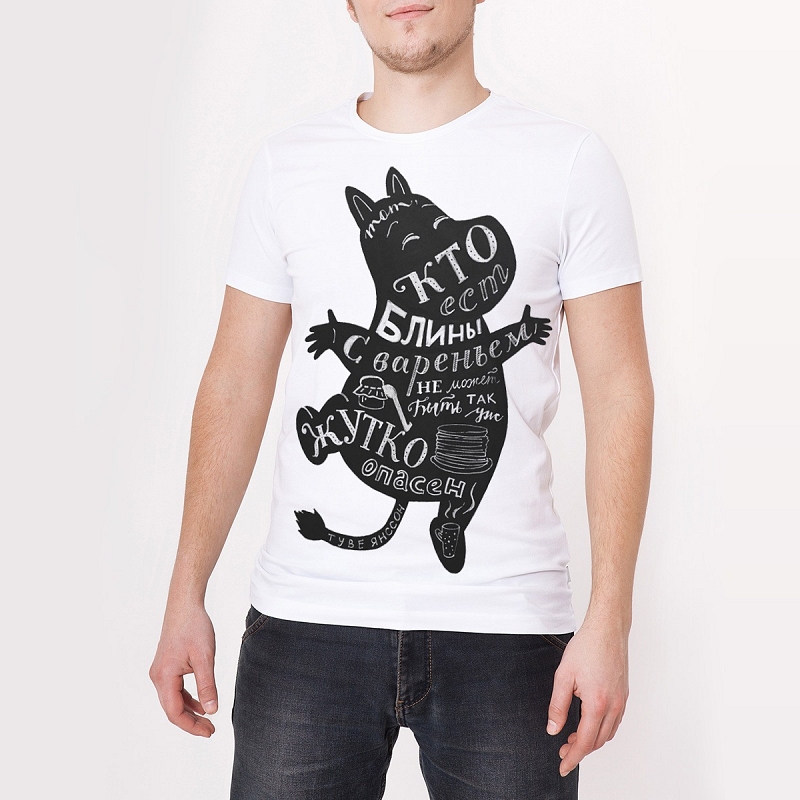 Футболка Блины с вареньем - # 2 Футболка Блины с вареньем #2