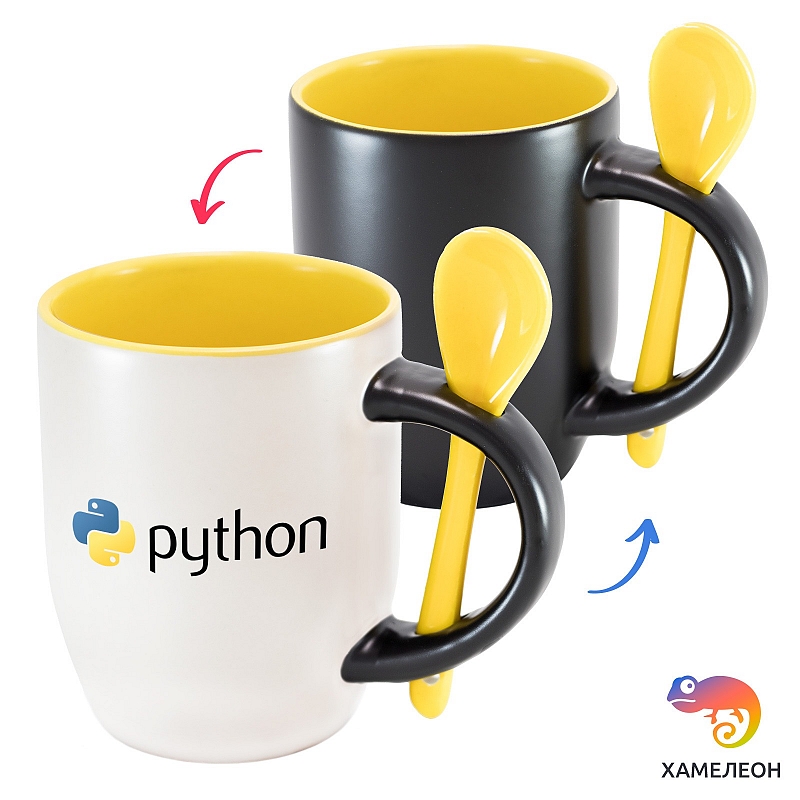 Кружка хамелеон Python - # 3 Кружка хамелеон Python #3