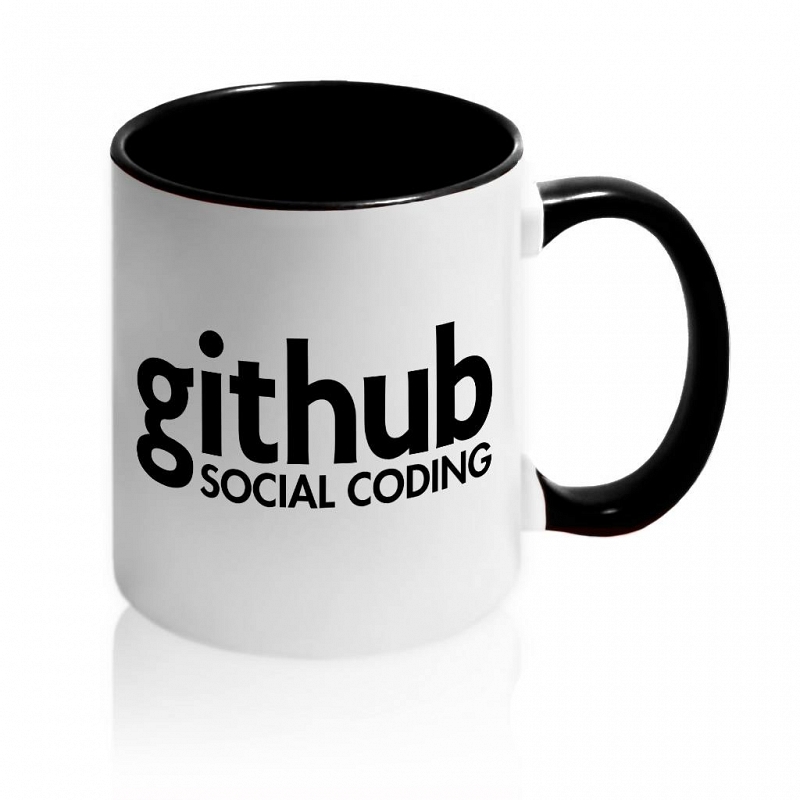 Кружка Github Social Coding #1