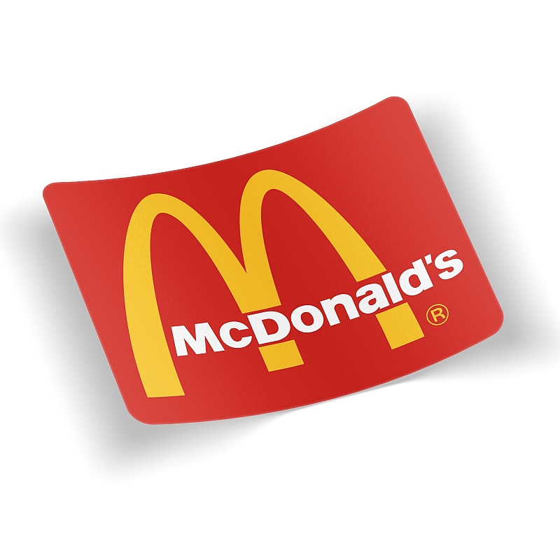 Стикер McDonald's #1