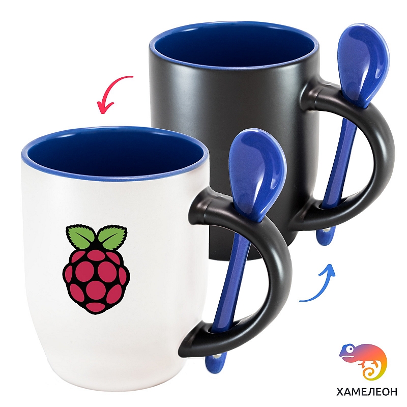 Кружка хамелеон Raspberry Pi - # 2 Кружка хамелеон Raspberry Pi #2