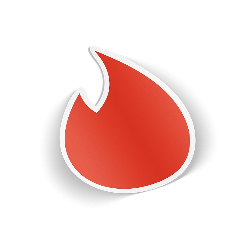 Стикер Tinder (icon) - # 1 Стикер Tinder (icon) #1