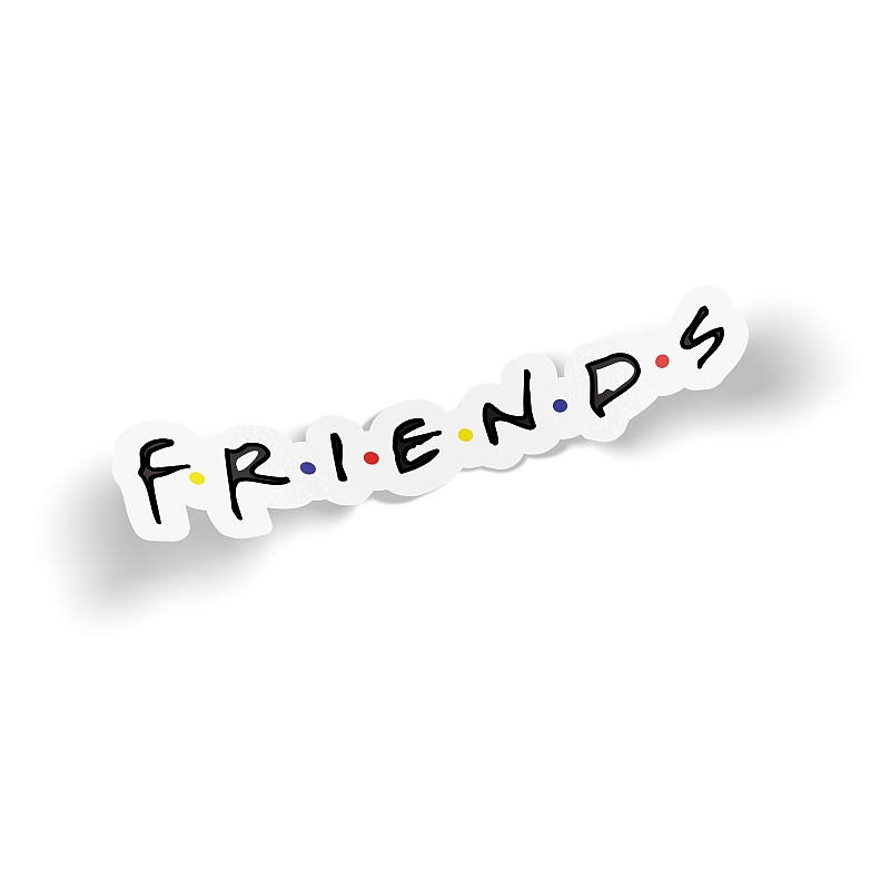 Стикер Friends (logo) - # 1 Стикер Friends (logo) #1