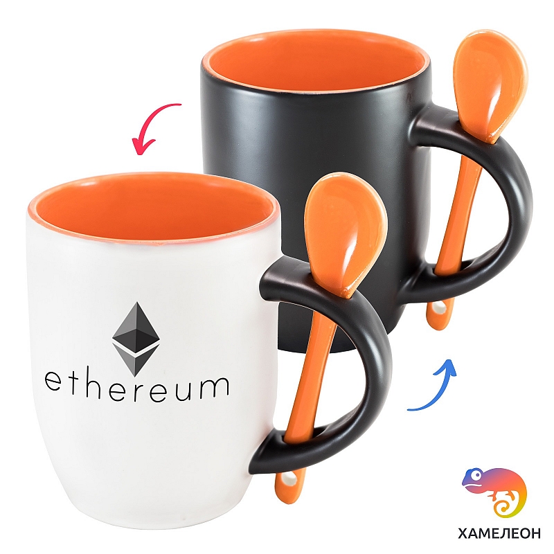 Кружка хамелеон Еthereum - # 2 Кружка хамелеон Еthereum #2