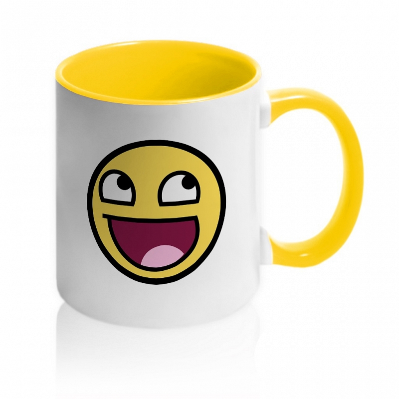 Кружка смайлик улыбака - # 1 Кружка смайлик улыбака #1