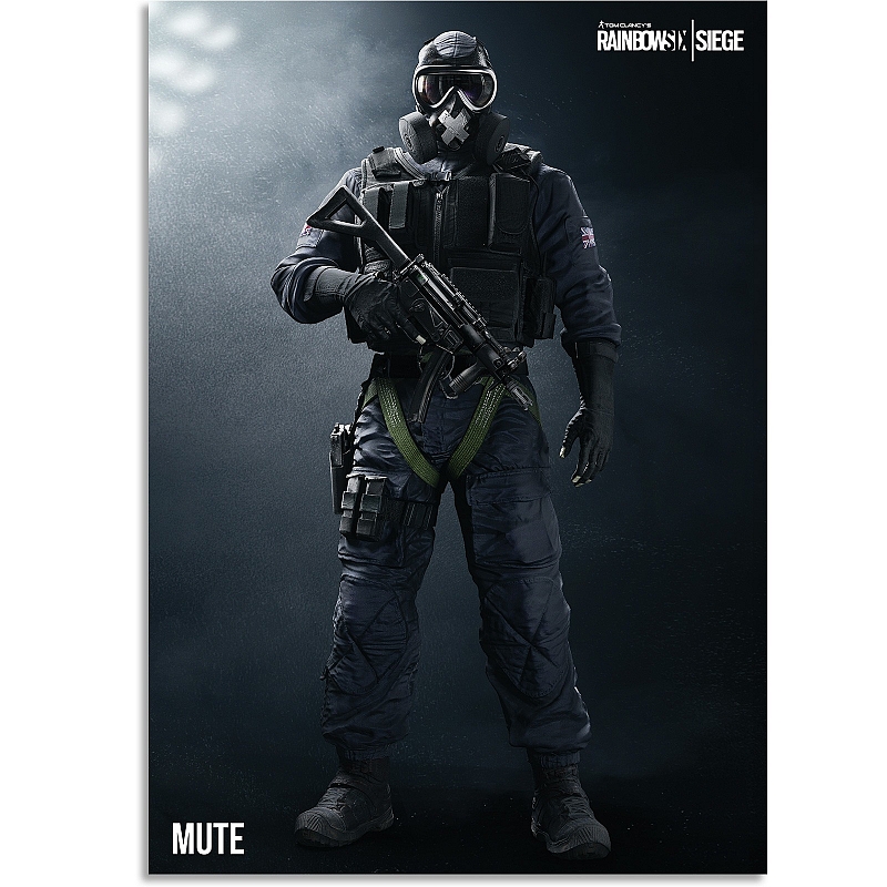 Постер Rainbow Six Mute (большой) - # 1 Постер Rainbow Six Mute (большой) #1
