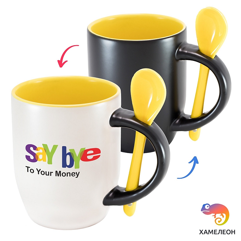 Кружка хамелеон Say Bye to Your Money - # 2 Кружка хамелеон Say Bye to Your Money #2