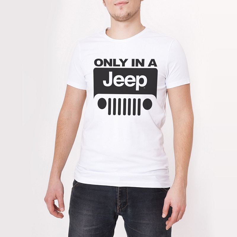 Футболка Only in a Jeep - # 2 Футболка Only in a Jeep #2
