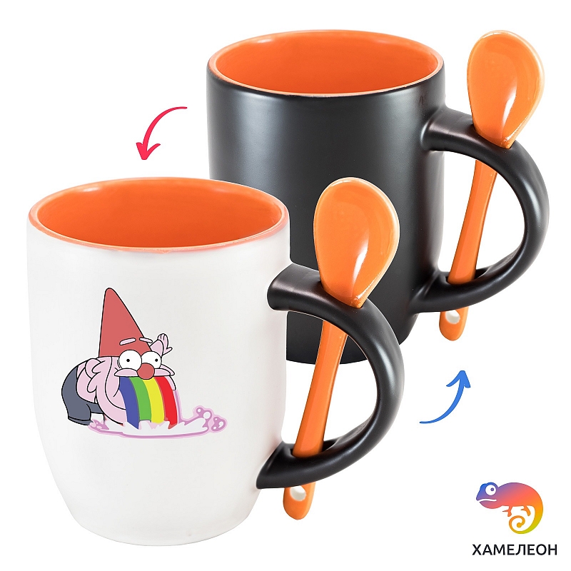 Кружка хамелеон Little Gnome (Gravity Falls) - # 2 Кружка хамелеон Little Gnome (Gravity Falls) #2