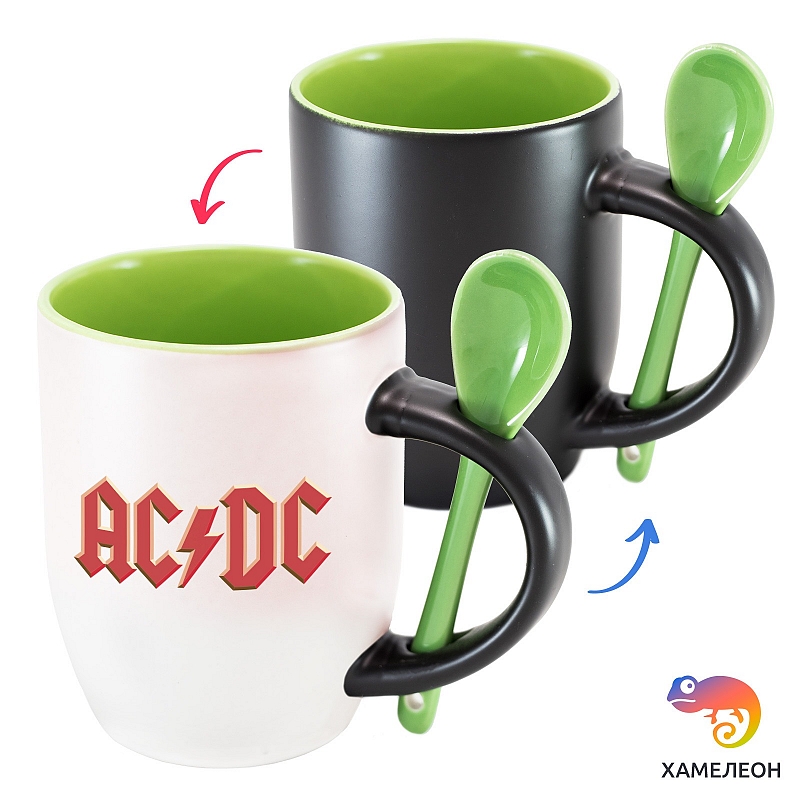 Кружка хамелеон AC/DC - # 2 Кружка хамелеон AC/DC #2