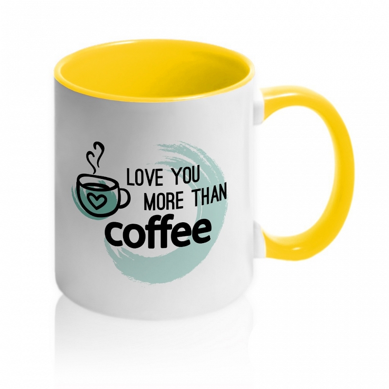 Кружка Love You More than Coffee - # 4 Кружка Love You More than Coffee #4