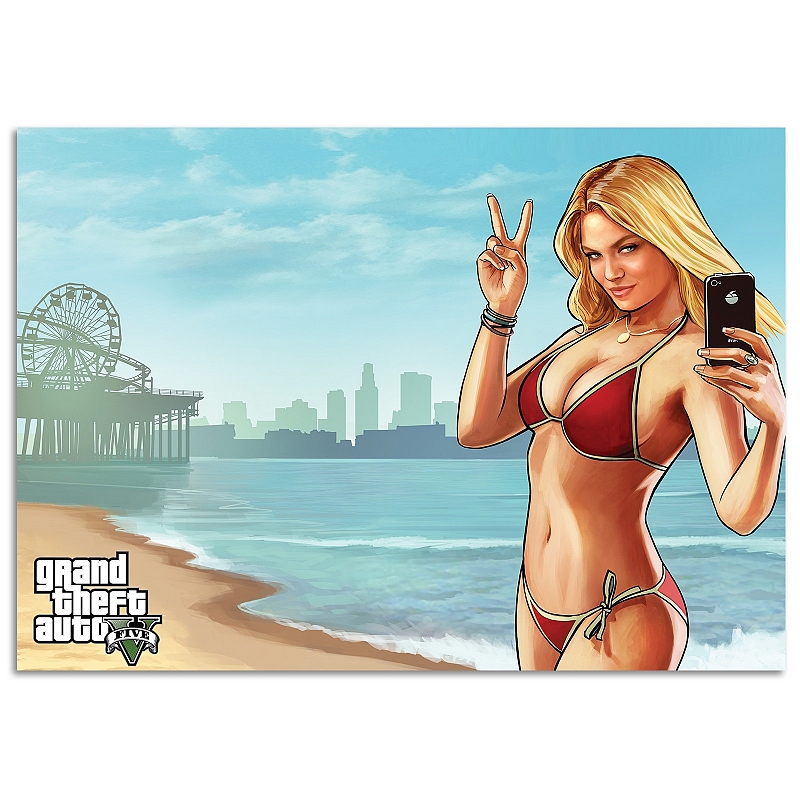Постер Grand Theft Auto 5 - # 1 Постер Grand Theft Auto 5 #1