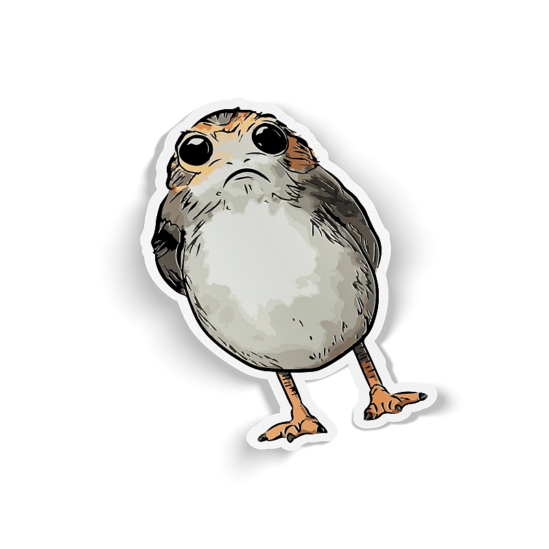 Стикер Porg - # 1 Стикер Porg #1