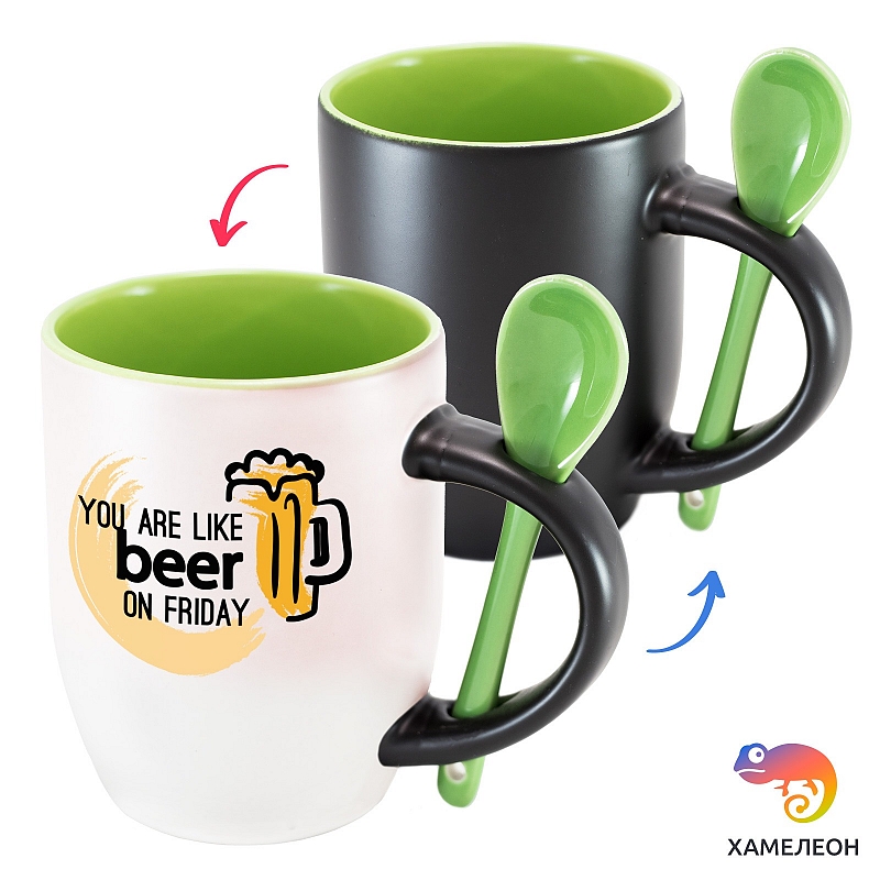 Кружка хамелеон You are like Beer on Friday - # 4 Кружка хамелеон You are like Beer on Friday #4