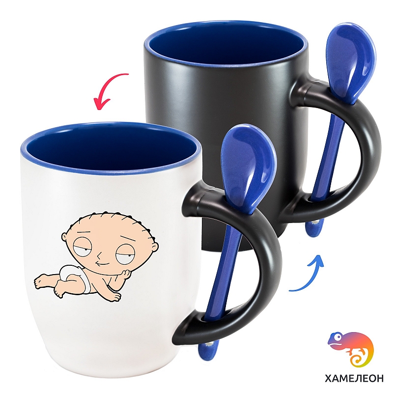 Кружка хамелеон Stewie Griffin в подгузнике - # 2 Кружка хамелеон Stewie Griffin в подгузнике #2