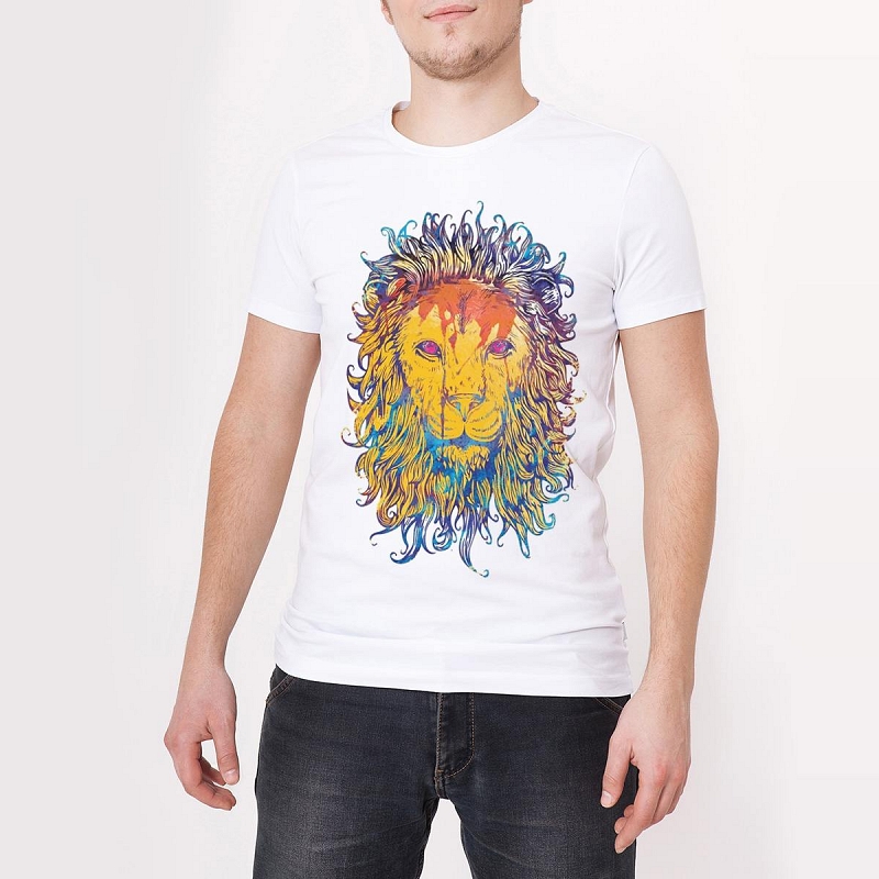 Футболка Лев арт - # 2 Футболка Лев арт #2