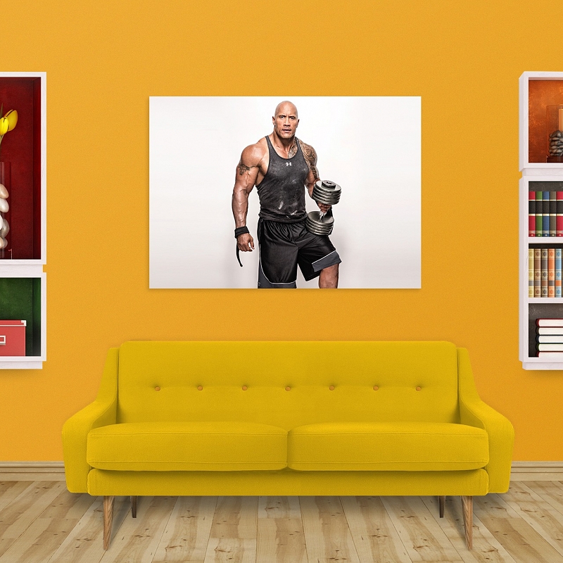 Постер Дуэйн Джонсон (большой) - # 2 Постер Дуэйн Джонсон (большой) #2